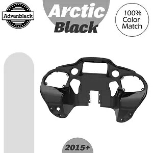 Advanblack アークティック ブラック インナーフェアリングはハーレー ツーリング ロード グライドに適合します Advanblack Arctic Black Inner Fairing Fits Harley Touring Road Glide 【並行輸入品】