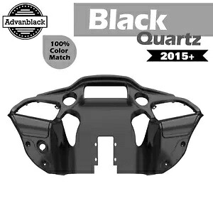 アドバンブラッククォーツインナーフェアリングはハーレーダビッドソンツーリングロードグライドFLTRに適合します Advan Black Quartz Inner Fairing Fits Harley Davidson Touring Road Glide FLTR 【並行輸入品】