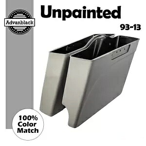 Advanblack 2-1 未塗装拡張ストレッチサドルバッグボトムスハーレー 93-13 用 Advanblack 2-1 Unpainted Extended Stretched Saddlebags Bottoms For Harley 93-13 【並行輸入品】