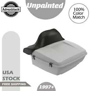 Advanblack 未塗装キングツアーパック Pak ラップアラウンドバックレスト 1997 年以降のハーレーに適合 Advanblack Unpainted King Tour Pack Pak Wrap Around Backrest Fits 1997+ Harley 【並行輸入品】|カスタムパーツ WORLD倉庫