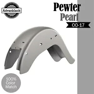 ピューターパール チョロビクラチカーノスタイル リアフェンダー ハーレーソフテイル 2000-2017用 PEWTER PEARL Cholo Vicla Chicano Style Rear Fender For Harley Softail 2000-2017 【並行輸入品】