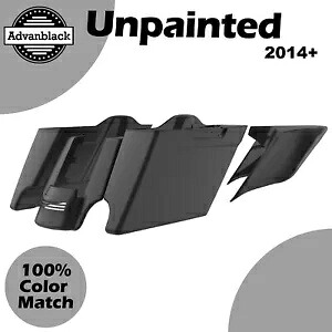 未塗装拡張ストレッチサドルバッグサイドカバー 14+ ハーレー FLHR FLHXS FLTRX 用 Unpainted Extend Stretched Saddlebag Side Cover For 14+ Harley FLHR FLHXS FLTRX 【並行輸入品】