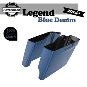 2-1 レジェンドブルーデニム 14歳以上ハーレーツーリング用 拡張バッグ ストレッチサドルバッグ 2-1 LEGEND BLUE DENIM For 14+ Harley Touring Extended Bag Stretched Saddlebag 【並行輸入品】｜カスタムパーツ WORLD倉庫