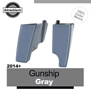 ガンシップ グレー 2 in 1 拡張ストレッチサドルバッグ ハーレー ストリート ロード 14 歳以上に適合 Gunship Gray 2 into 1 Extended Stretched Saddlebags Fits Harley Street Road 14+ 【並行輸入品】
