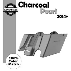チャコール パール ストレッチ サドルバッグ ピンストライプ リアフェンダー 14+ ハーレー用 Charcoal Pearl Stretched Saddlebags Pinstripes Rear Fender For 14+ Harley 【並行輸入品】 123,200円