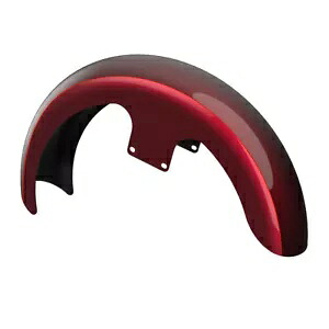 ツートーン 19 インチ フロントフェンダー ミステリアスレッド & ベロシティレッド ハーレーツーリング 09+用 Two Tone 19'' Front Fender Mysterious Red & Velocity Red For Harley Touring 09+ 【並行輸入品】