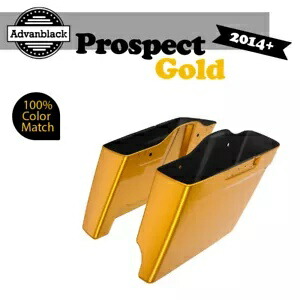 2 in 1 PROSPECT GOLD 14 歳以上用 ハーレーツーリング拡張バッグ ストレッチサドルバッグ 2 into 1 PROSPECT GOLD For 14+ Harley Touring Extended Bag Stretched Saddlebag 【並行輸入品】
