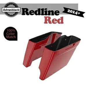 2 in 1 REDLINE レッド 14 歳以上用 ハーレーツーリング拡張バッグ ストレッチサドルバッグ 2 into 1 REDLINE RED For 14+ Harley Touring Extended Bag Stretched Saddlebag 【並行輸入品】