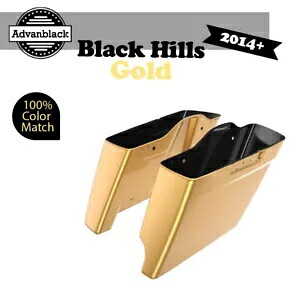 2-1 BLACK HILLS GOLD 14歳以上用 ハーレーツーリング用 拡張バッグ ストレッチサドルバッグ 2-1 BLACK HILLS GOLD For 14+ Harley Touring Extended Bag Stretched Saddlebag 【並行輸入品】|カスタムパーツ WORLD倉庫