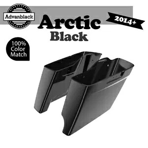 2 in 1 ARCTIC BLACK 14+ ハーレーツーリング用 拡張バッグ ストレッチサドルバッグ 2 into 1 ARCTIC BLACK For 14+ Harley Touring Extended Bag Stretched Saddlebag 【並行輸入品】|カスタムパーツ WORLD倉庫