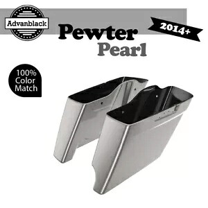 2 in 1 ピューターパール 14 歳以上用 ハーレーツーリング拡張バッグ ストレッチサドルバッグ 2 into 1 PEWTER PEARL For 14+ Harley Touring Extended Bag Stretched Saddlebag 【並行輸入品】