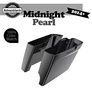 2 in 1 MIDNIGHT PEARL 14 歳以上用 ハーレーツーリング拡張バッグ ストレッチサドルバッグ 2 into 1 MIDNIGHT PEARL For 14+ Harley Touring Extended Bag Stretched Saddlebag 【並行輸入品】
