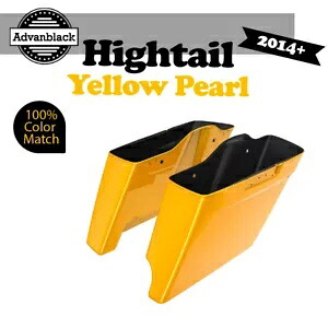2in1 HIGHTAIL イエローパール ハーレーツーリング用 拡張バッグ ストレッチサドルバッグ 2in1 HIGHTAIL YELLOW PEARL For Harley Touring Extended Bag Stretched Saddlebag 【並行輸入品】