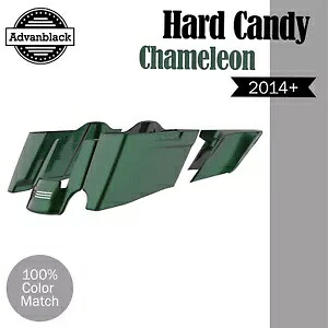 ハーレー CVO テーパードストレッチ拡張サドルバッグに適合 ハードキャンディ カメレオン フレーク Fits Harley CVO Tapered Stretched Extended Saddlebags HARD CANDY CHAMELEON FLAKE 【並行輸入品】