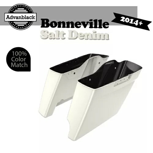 2-1 BONNEVILLE SALT DENIM ハーレーツーリング用 拡張バッグ ストレッチサドルバッグ 2-1 BONNEVILLE SALT DENIM For Harley Touring Extended Bag Stretched Saddlebag 【並行輸入品】
