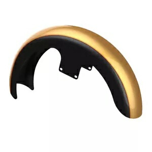 ツートーン 19 インチ フロント フェンダー ブラック ヒルズ ゴールド & ブラック クォーツ ハーレー ツーリング用 Two Tone 19'' Front Fender Black Hills Gold & Black Quartz For Harley Touring 【並行輸入品】