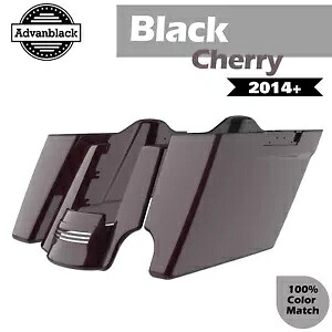 2-1 ブラックチェリー ストレッチ エクステンド サドルバッグ 14-20 ハーレー ストリート ロード エレクトラに適合 2-1 Black Cherry Stretch Extend Saddlebags Fit 14-20 Harley Street Road Electra 【並行輸入品】|カスタムパーツ WORLD倉庫