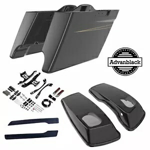 ブラッククォーツストレッチサドルバッグピンストライプ6x9インチハーレー2014+用スピーカー蓋 Black Quartz Stretched Saddlebag Pinstripes 6x9'' Speaker Lids For Harley 2014+ 【並行輸入品】 123,200円