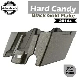 ハード キャンディ ブラック ゴールド フレーク ストレッチ サドルバッグ リア フェンダー 14+ ハーレー用 Hard Candy Black Gold Flake Stretched Saddlebags Rear Fender For 14+ Harley 【並行輸入品】｜カスタムパーツ WORLD倉庫