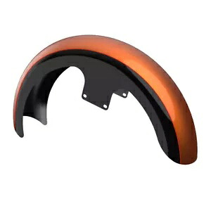 ツートーン 21 インチ フロントフェンダー アンバー ウイスキー & ビビッド ブラック ハーレー ツーリング 09+用 Two Tone 21'' Front Fender Amber Whiskey & Vivid Black For Harley Touring 09+ 【並行輸入品】