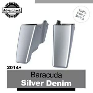 バラクーダ シルバー デニム デュアル アンカット ストレッチ サドルバッグ ボトムス 2014+ ハーレー ツーリング Barracuda Silver Denim Dual Uncut Stretch Saddlebag Bottoms 2014+ Harley Touring 【並行輸入品】