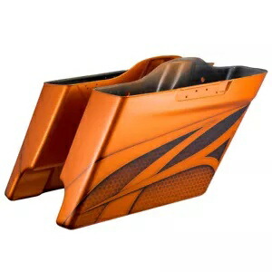 アンバー ウイスキー エアブラシ 拡張サドルバッグ ボトムス 14+ ハーレー ストリート ロード グライド Amber Whiskey Airbrushed Extended Saddlebag Bottoms 14+ Harley Street Road Glide 【並行輸入品】｜カスタムパーツ WORLD倉庫