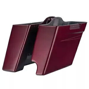 2-1 ミステリアスレッド Sunglo 拡張サドルバッグボトム ハーレーストリートロード 2014+ 2-1 Mysterious Red Sunglo Extended Saddlebag Bottom For Harley Street Road 2014+ 【並行輸入品】