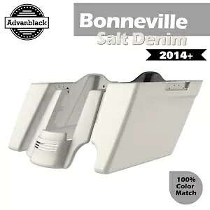 2-1 ボンネビル ソルト デニム ストレッチ エクステンド サドルバッグ 14 歳以上 ハーレー ツーリング用 2-1 Bonneville Salt Denim Stretch Extend Saddlebags For 14+ Harley Touring 【並行輸入品】