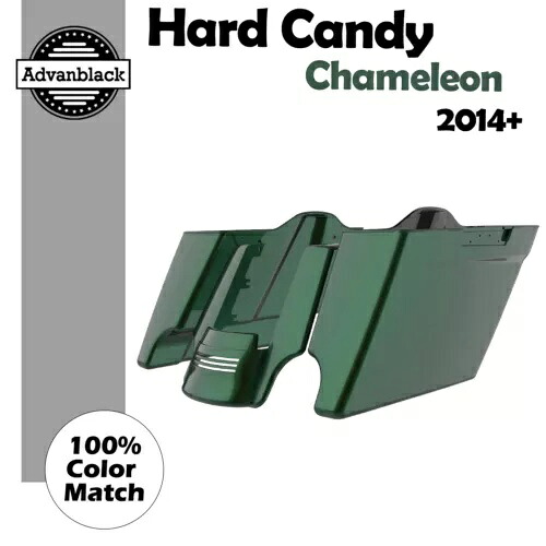 ハード キャンディ カメレオン ストレッチ拡張サドルバッグ リアフェンダー 2014 年以降のハーレーに適合 Hard Candy Chameleon Stretched Extended Saddlebags Rear Fender Fits 2014+ Harley 【並行輸入品】