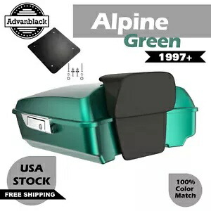 アルパイン グリーン レイザー ツアー パック パック 1997 年以降のハーレー ストリート ロード グライド FLHX に適合 Alpine Green Razor Tour Pack Pak Fits 1997+ Harley Street Road Glide FLHX 【並行輸入品】