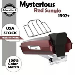 ミステリアス レッド Sunglo Razor ツアー パック パックは 97 年以上のハーレー ツーリング ロード グライドに適合します Mysterious Red Sunglo Razor Tour Pack Pak Fits 97+ Harley Touring Road Glide 【並行輸入品】 132,550円