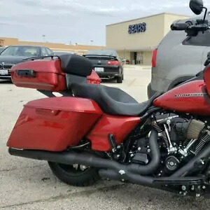 Advanblack ウィキッド レッド レイザー ツアー パック ツアー パック パッド ハーレー ツーリング 97+ に適合 Advanblack Wicked Red Razor Tour Pack Tour Pak Pad Fits Harley Touring 97+ 【並行輸入品】