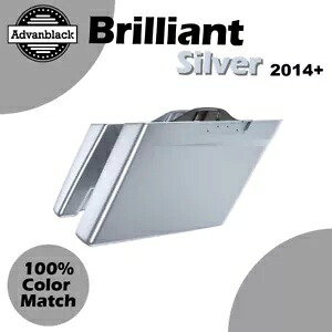 ブリリアントシルバー デュアル アンカット 拡張サドルバッグ ボトム 2014+ ハーレー ツーリング用 Brilliant Silver Dual Uncut Extended Saddlebag Bottoms For 2014+ Harley Touring 【並行輸入品】｜カスタムパーツ WORLD倉庫