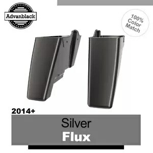 シルバーフラックス デュアル アンカット エクステンド サドルバッグ ボトム 2014-2020 ハーレー ツーリング ストリート Silver Flux Dual Uncut Extend Saddlebag Bottoms 2014-2020 Harley Touring Street 【並行輸入品】