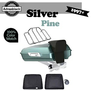 シルバー パイン レイザー ツアー パック Pak トランク ラゲッジ ハーレー ツーリング 1997+ Silver Pine Razor Tour Pack Pak Trunk Luggage For Harley Touring 1997+ 【並行輸入品】