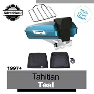 タヒチアン ティール レイザー ツアー パック パック パック トランク ラゲッジ ハーレーダビッドソン 1997+用 Tahitian Teal Razor Tour Pak Pack Pak Trunk Luggage For Harley Davidson 1997+ 【並行輸入品】