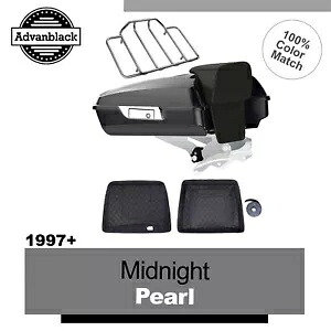 Advanblack ミッドナイト パール レイザー ツアー パック 荷物 ハーレー ツーリング 1997-2020 用 Advanblack Midnight Pearl Razor Tour Pack Luggage For Harley Touring 1997-2020 【並行輸入品】