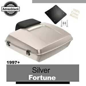 97+ ハーレー/ソフテイル シルバー フォーチュン Advanblak Rushmore Razor ツアー パック パック パッド用 For 97+ Harley/Softail SILVER FORTUNE Advanblak Rushmore Razor Tour Pak Pack Pad 【並行輸入品】