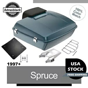 Advanblack スプルース チョップド ツアー パック トランク ラゲッジ 1997 年以降のハーレーダビッドソン用 Advanblack Spruce Chopped Tour Pack Trunk Luggage For 1997+ Harley Davidson 【並行輸入品】｜カスタムパーツ WORLD倉庫