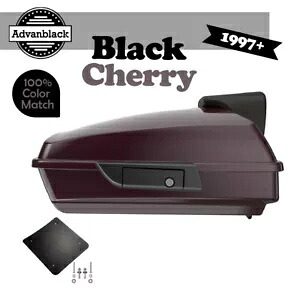 97+ ハーレー/ソフテイル用 ブラック チェリー アドバンブラック ラッシュモア レイザー ツアー パック パック パッド For 97+ Harley/Softail BLACK CHERRY Advanblak Rushmore Razor Tour Pak Pack Pad 【並行輸入品】