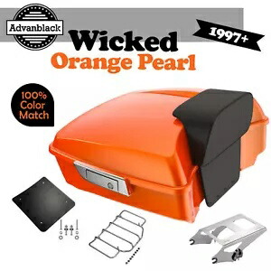 ウィキッド オレンジ パール チョップド ツアー パック パック ラゲッジ ハーレー FLHR FLHXS FLTRX 用 Wicked Orange Pearl Chopped Tour Pak Pack Luggage For Harley FLHR FLHXS FLTRX 【並行輸入品】