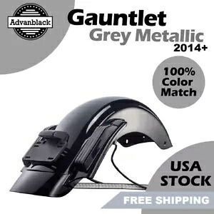 Advanblack ガントレット グレーメタリック CVO リアフェンダーはハーレー FLHR FLHXS FLTRX に適合 Advanblack Gauntlet Gray Metallic CVO Rear Fender Fits Harley FLHR FLHXS FLTRX 【並行輸入品】