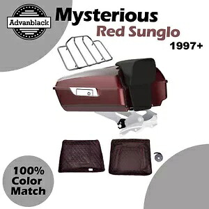 ミステリアス レッド サングロ チョップド ツアー パック 97+ ハーレーダビッドソン ツーリング用 Mysterious Red Sunglo Chopped Tour Pak Pack For 97+ Harley Davidson Touring 【並行輸入品】