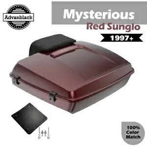 ミステリアス レッド サングロ レイザー ツアー パック パック 1997 年以降のハーレーダビッドソン ツーリングに適合 Mysterious Red Sunglo Razor Tour Pak Pack Fits 1997+ Harley Davidson Touring 【並行輸入品】