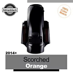 スコーチオレンジ CVO リアフェンダーシステム ハーレー ストリート ロードキング グライド 2014+ に適合 Scorched Orange CVO Rear Fender System Fits Harley Street Road King Glide 2014+ 【並行輸入品】
