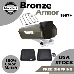 ブロンズ アーマー チョップド ツアー パック パック トランク ラゲッジ ハーレーダビッドソン 97+用 Bronze Armor Chopped Tour Pak Pack Trunk Luggage For Harley Davidson 97+ 【並行輸入品】