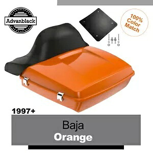 Rushmore Razor ツアーパック Pak Wrap Around ハーレー/ソフテイル 1997+ BAJA オレンジ用 Rushmore Razor Tour Pack Pak Wrap Around For Harley/Softail 1997+ BAJA ORANGE 【並行輸入品】｜カスタムパーツ WORLD倉庫