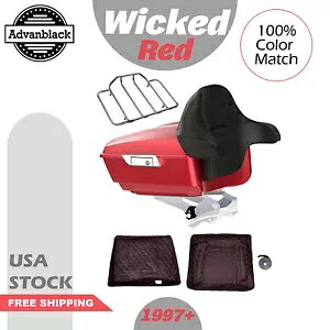 Wicked Red King ツアーパック Pak Luggage 97+ ハーレーツーリング FLHR FLHXS FLTRX 用 Wicked Red King Tour Pack Pak Luggage For 97+ Harley Touring FLHR FLHXS FLTRX 【並行輸入品】｜カスタムパーツ WORLD倉庫
