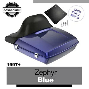 Rushmore Razor ツアーパック Pak Wrap Around ハーレー/ソフテイル 1997+ ゼファーブルー用 Rushmore Razor Tour Pack Pak Wrap Around For Harley/Softail 1997+ ZEPHYR BLUE 【並行輸入品】｜カスタムパーツ WORLD倉庫