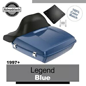 ラッシュモア レイザー ツアー パック パック ラップアラウンド ハーレー/ソフテイル 1997+ レジェンド ブルー用 Rushmore Razor Tour Pack Pak Wrap Around For Harley/Softail 1997+ LEGEND BLUE 【並行輸入品】